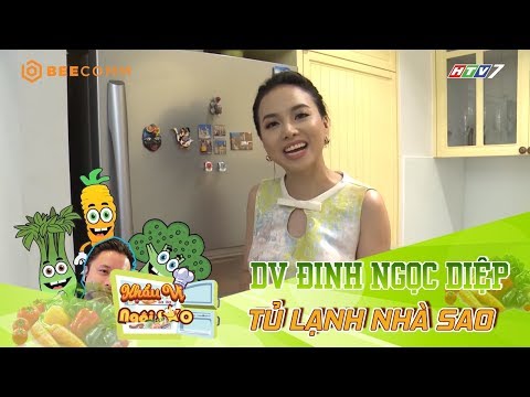 DV Đinh Ngọc Diệp chia sẻ menu chăm chồng mà vẫn giữ dáng | Bật Mí Tủ Lạnh Nhà Sao | KVNS | Foci