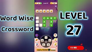 Word Wise Crossword Level 27 Smart Crossword Puzzle Walkthrough Go Answer