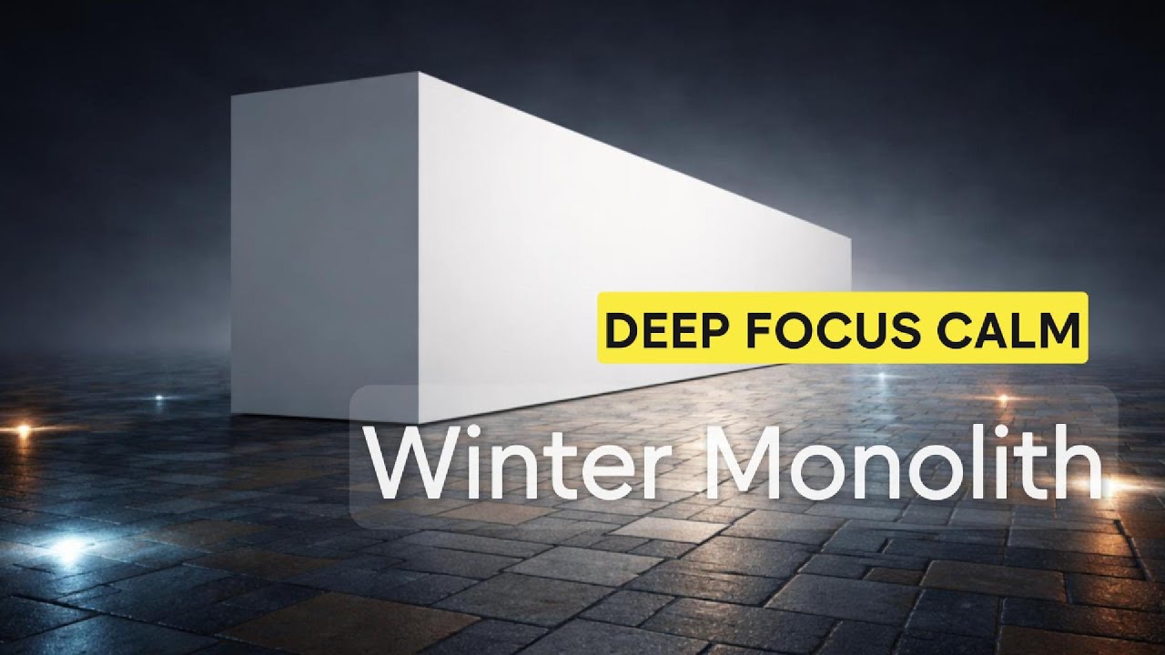 Winter Monolith — Space Ambient for Deep Focus (30 min) ❄️🛰️