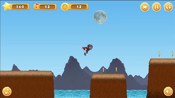 How to play Ninja Run 2 game | Free online games | MantiGames.com