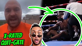 😱 Tyson Fury *LOSES IT* on Daniel Dubois 'Quit-Gate'..