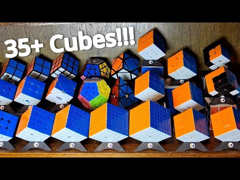 All Of My Rubik's Cubes! (35+ Cubes!) - YouTube
