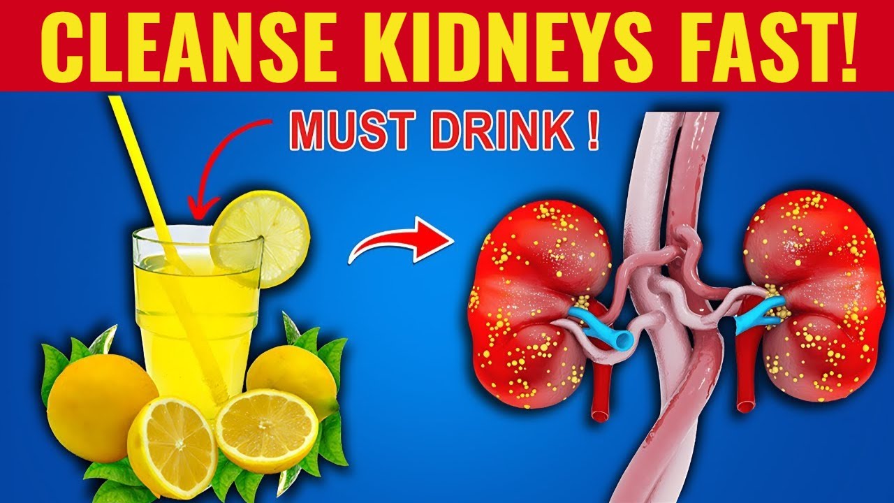 10 Best Natural Drinks to Cleanse and Detox Your Kidneys Fast - YouTube