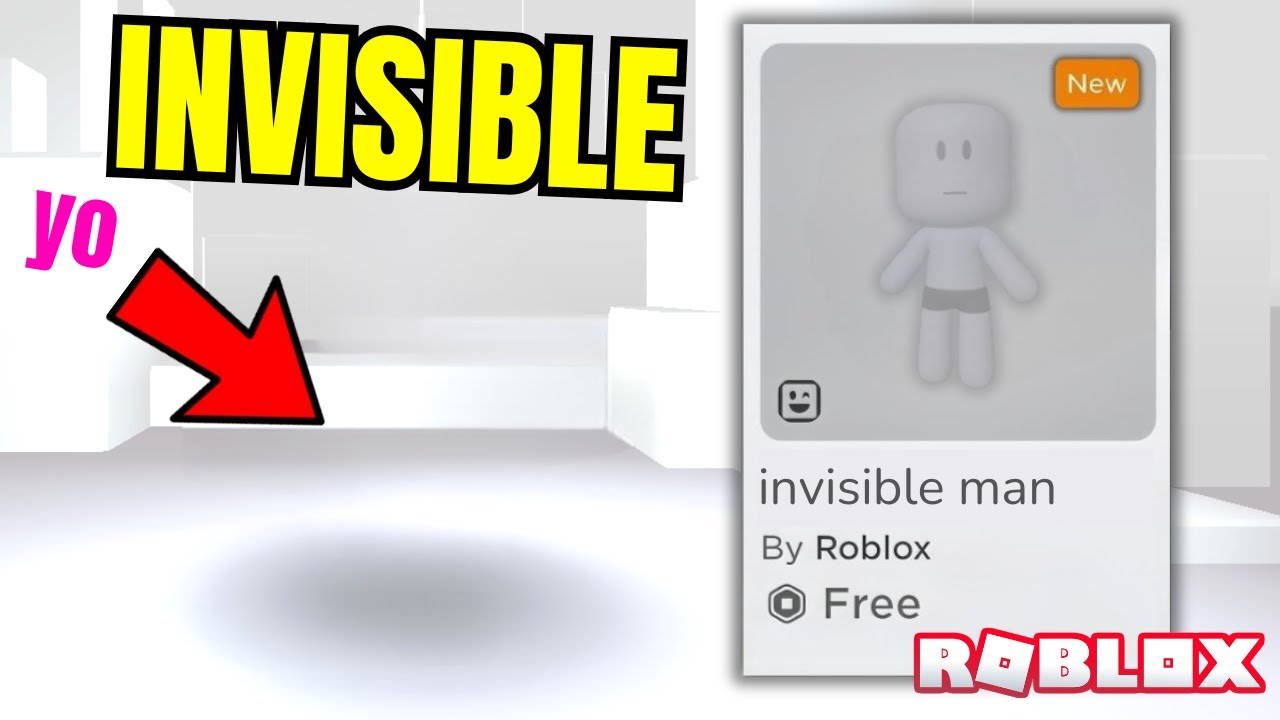 COMO SER INVISIBLE EN ROBLOX FUNCIONA!! ROBLOX ÍTEMS - YouTube