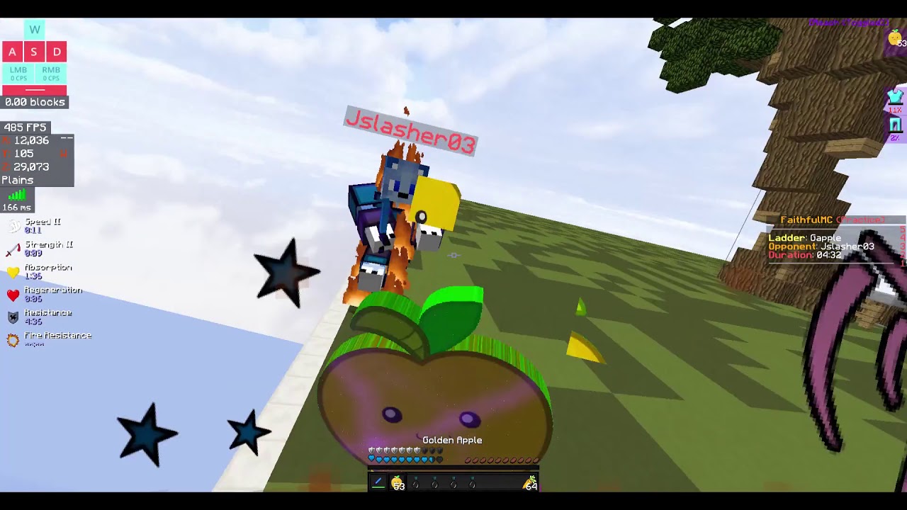 MysticalPvP Vs Jslasher03 V2 2 1 Beating a Cheater [Hackusated]