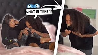 SMELLING LIKE FISH PRANK ON MY BOYFRIEND!! *HE THROWS UP* 😳