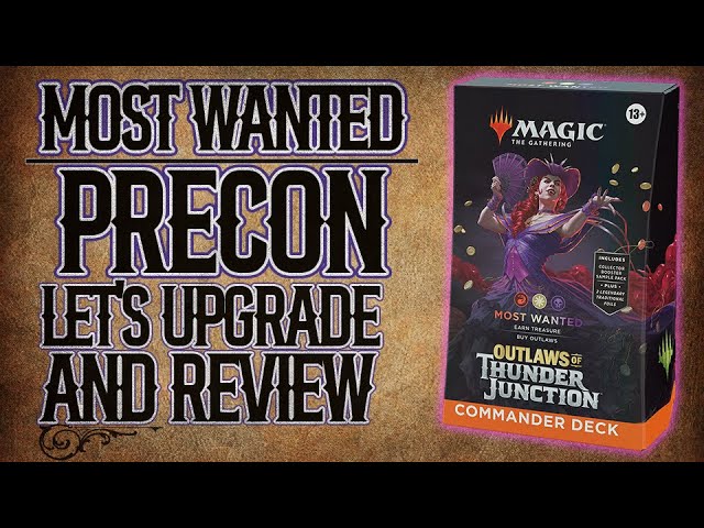 Most Wanted Upgrade - Improving the Precon Commander Deck with $300 - YouTube Most Wanted Upgrade - Improving the Precon Commander Deck with $300 - YouTube