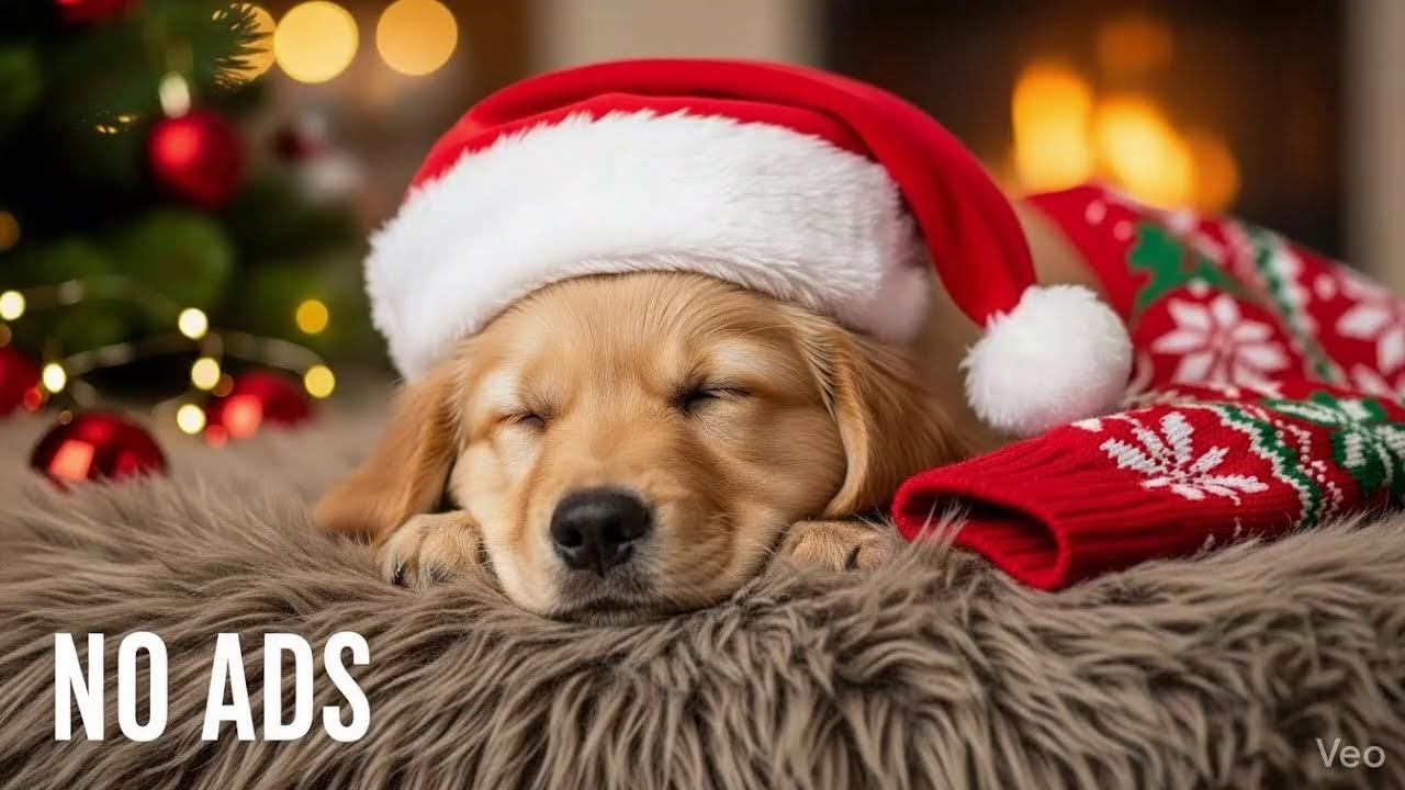 Dog Sleep Music 12 Hours 🐶💖 Anti-Separation Stress Relief & Comforting Christmas Calm 🎄