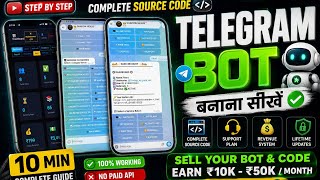 🔥 Telegram Bot Source Code for Sale | Premium Admin Panel + Full Setup + Lifetime Support 🚀
