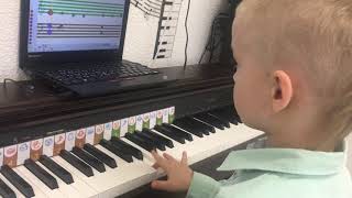 SOFT MOZART RECITAL May 2019: Lukyan, 4 years, plays “Oda to joy» Beethoven screenshot 4