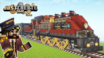 I built a FREIGHT TRAIN in Minecraft Create Mod! [#27]