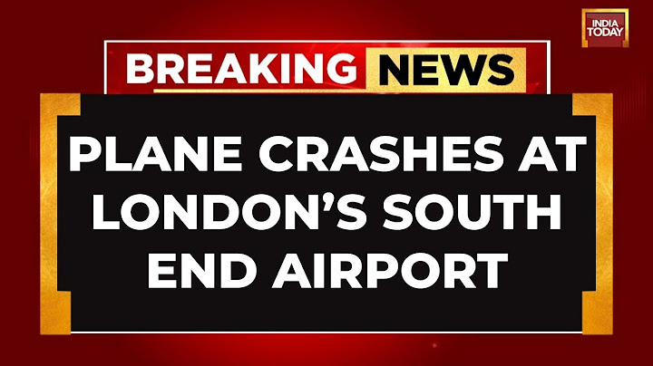 Breaking News: Aircraft Crashes at London's South End Airport, No Casualties Reported
