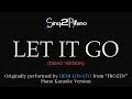 Let It Go - Demi Lovato (Piano Karaoke Version) from Frozen