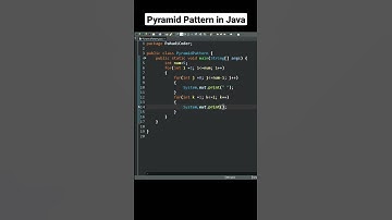 Java program to print a pyramid pattern program | Pahadi Coder