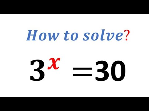 A Nice exponents problem - YouTube