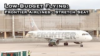 Frontier Airlines A320 DEN to DFW - STRETCH SEAT