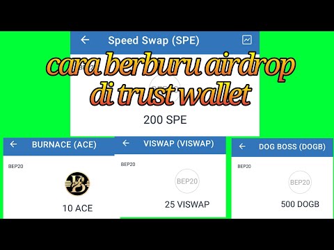 cara beli atou claim air drop untuk pemula di trust wallet dengan mudah