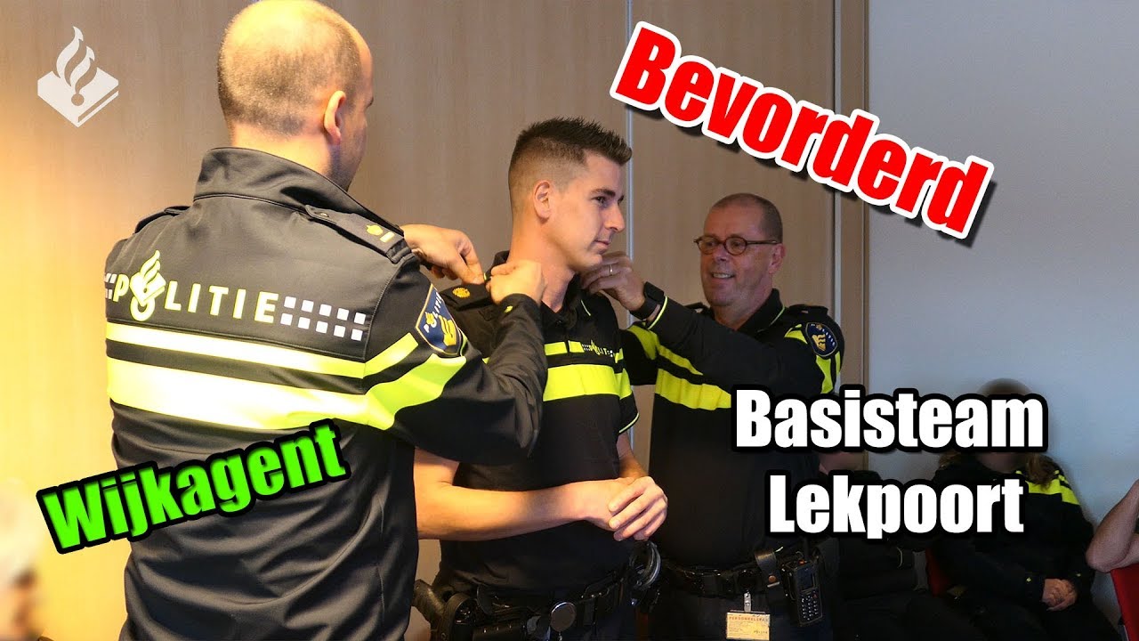 Politievlogger Jan-Willem, bloopers, bevorderd, wijkagent, Lekpoort 👮