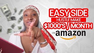 EASY SIDE HUSTLE FOR BEGINNERS | MAKE $1000s W/ AMAZON | Book Bolt FULL TUTORIAL | Boujee Barbiee