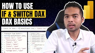 How to use the IF & SWITCH DAX Functions in Power BI // Beginners Guide to Power BI in 2021