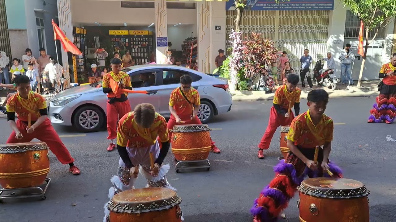Lân Sư Rồng Vạn Phát - Chùa Tường Quang - Tết 2026 - Trống Trận