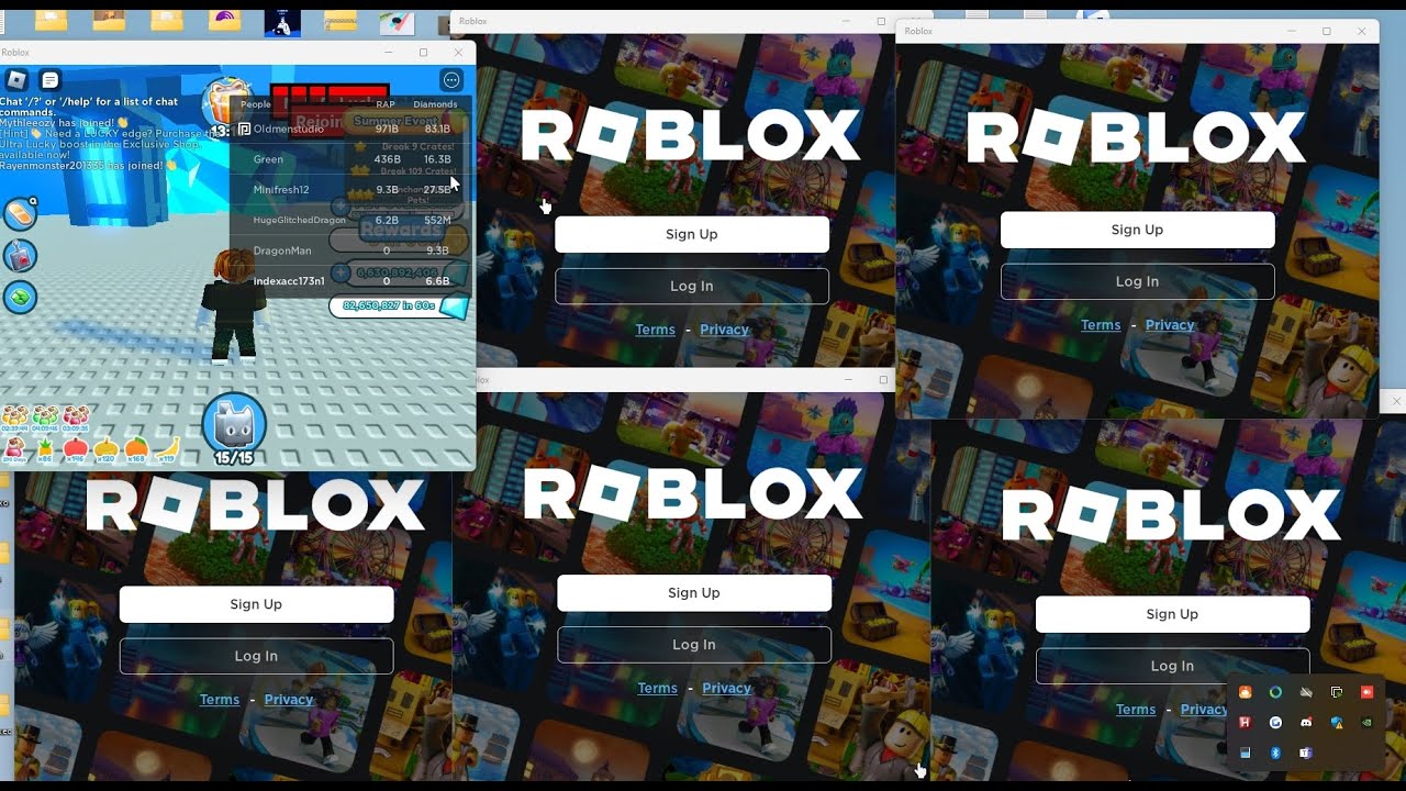 GitHub - mikkaatje/Roblox-Multi-Instance: Very, VERY simple Roblox Mutliple  Instance program that allows for multiple Roblox game windows to be open /  launched at the same time.