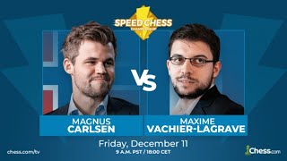 Carlsen vs. MVL | Speed Chess avec Etienne Bacrot en Français