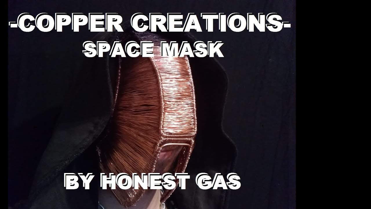 Wire Art "Space Mask" Copper Wire Mask YouTube