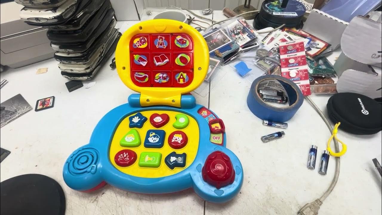 How to Change Batteries on VTech Baby Learning Laptop + Sound Test