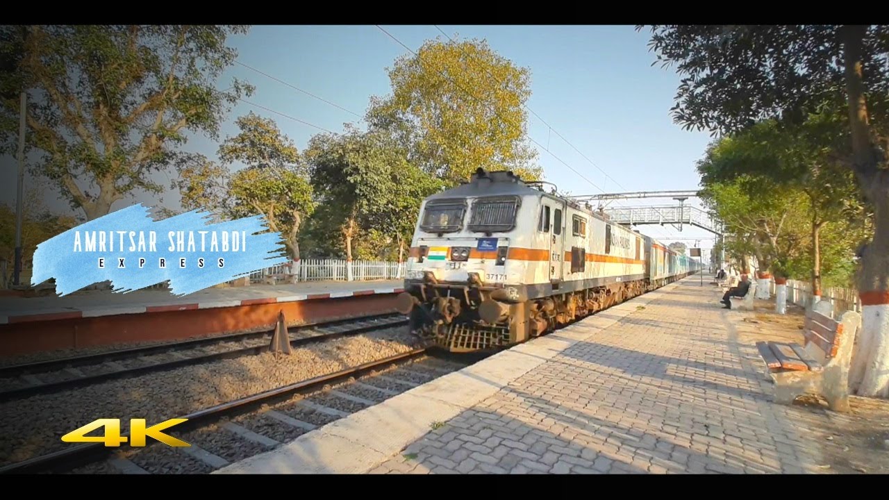 🔥 Fast-Paced 12013/ Amritsar Shatabdi Express Glides Swiftly With WAP-7 ...
