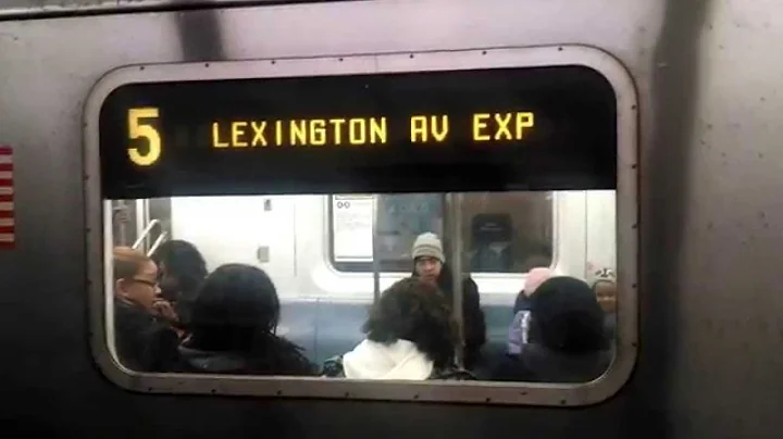 Nereid Avenue bound R142 (5) Express train leaving 149th street-Grand Concourse!