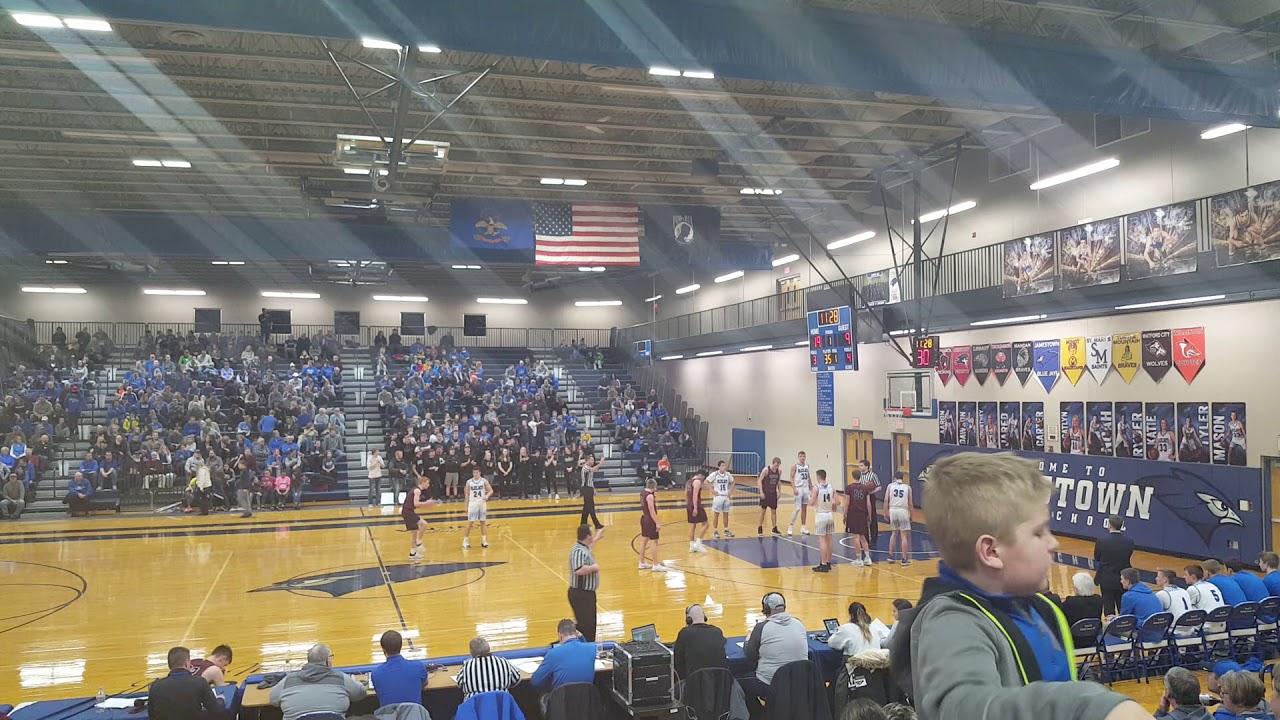 BHS Boys Basketball BHS Demons at Jamestown Blue Jays pt1 YouTube