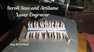 Combining Scroll Work With Laser Engraving with the Artilume Laser Engraver