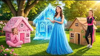 Luxe Vs Cheap Tiny House || We Built A Billionaire House By 123 Go School
