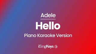 Famous Hello - Adele - Piano Karaoke Instrumental - Original Key Profile