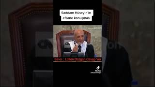 Saddam Hüseyin yargı dağıtıyor