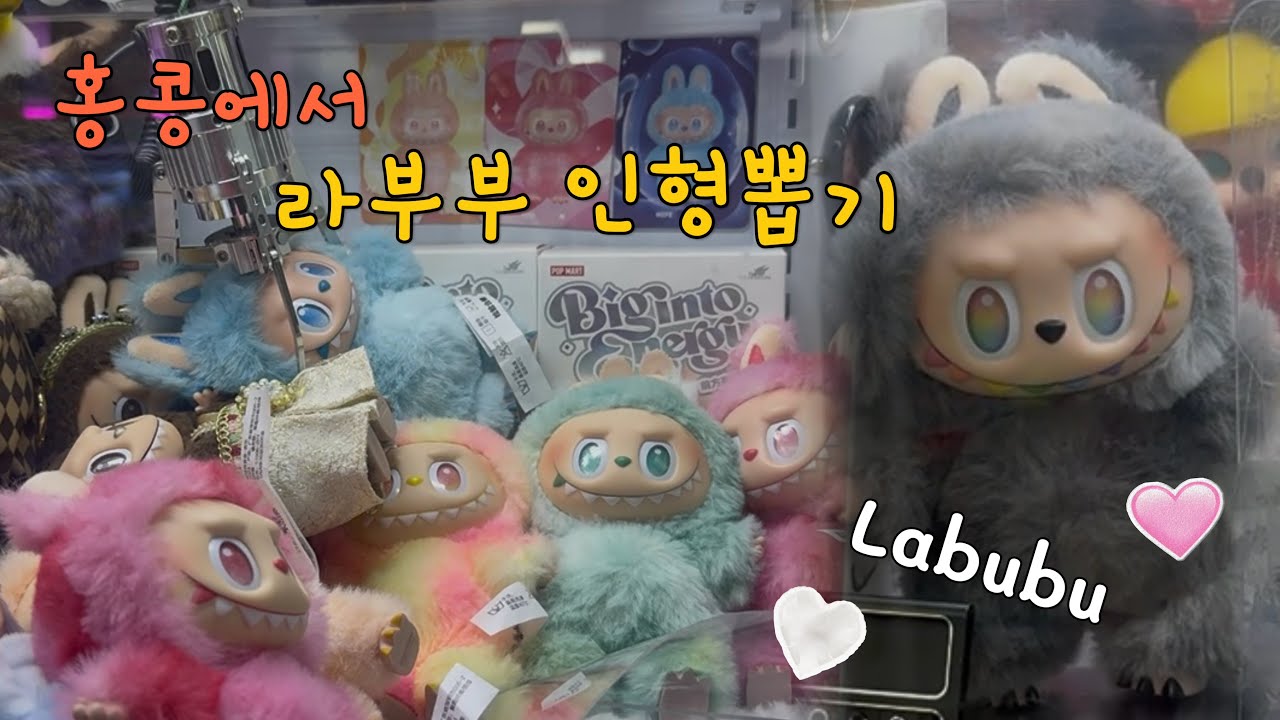 라부부 원산지 홍콩에서 라부부 인형뽑기! 진품일까요?