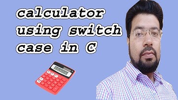 Calculator using switch case in c - YTL