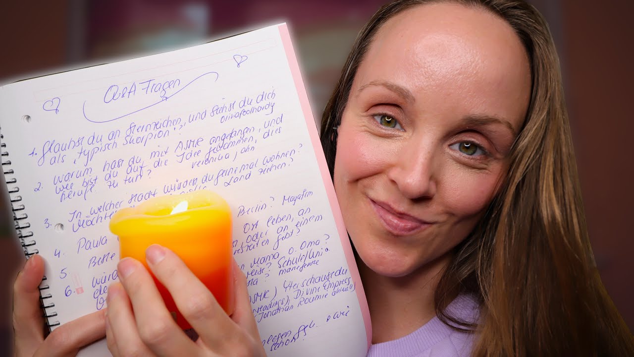 ASMR Q&A (DEEP TALK)❓10 PERSÖNLICHE FRAGEN VON EUCH ❤️ |  GEFLÜSTERT