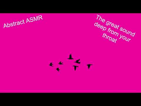 The great sound deep from your throat