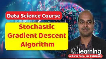 Data Science Course Series(26): Stochastic Gradient Descent Algorithm | Deep Learning