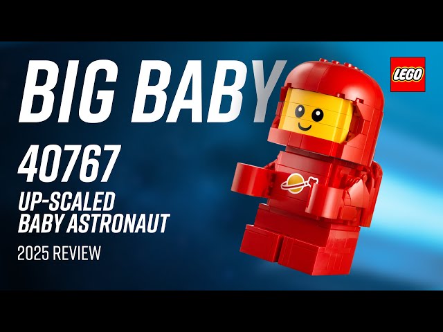 LEGO Up-Scaled Baby Astronaut (40767) GWP REVIEW - YouTube