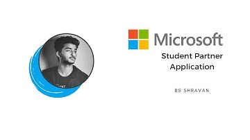 Microsoft Learn Student Ambassador Program (MSP) 2020-2021 | BS Shravan (SELECTED)