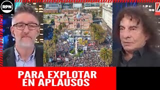 El día que Novaresio criticó a militantes en Plaza de mayo y Dolina le cerró bien cerrada la bocota