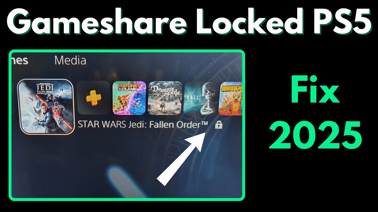 How to Fix Game Share locked on PS5 (Unlock Game) Quick Fix - YouTube