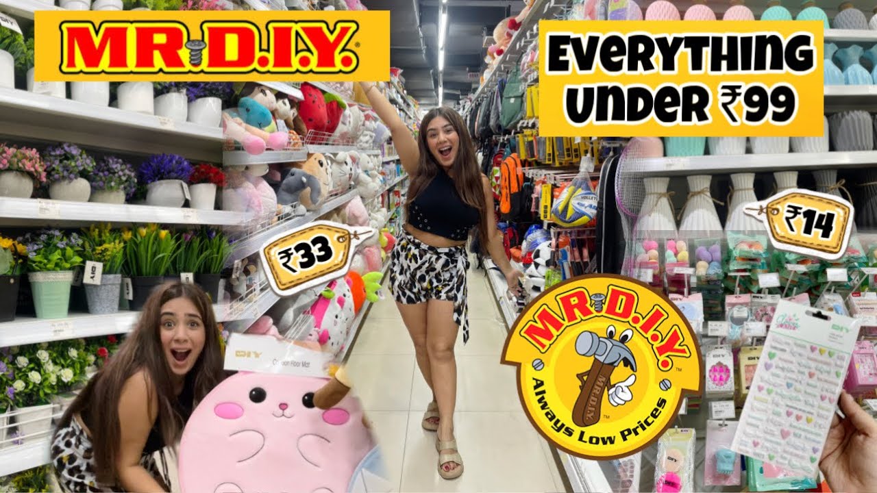 EVERYTHING UNDER ₹99 😍 *Cheapest Haul* Makeup, Jewellery, Stationary, Kitchen, Home Decor- MR DIY