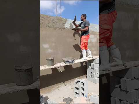 تعلم اسرار تلبيس الحائط بالاسمنت بسهولة تلبيس الحائط اعمال البناء المغرب العقار الوظيفة