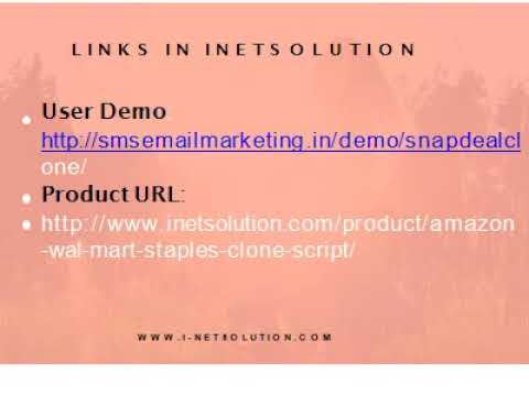 Amazon Clone Script, Shopping cart script, Walmart script
