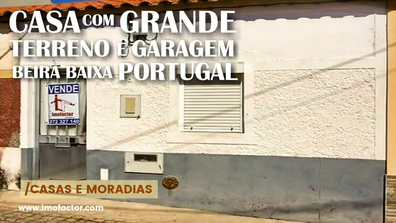 🏠 Moradia com Grande Terreno e Garagem - Malpica do Tejo - Castelo Branco | Indisponível