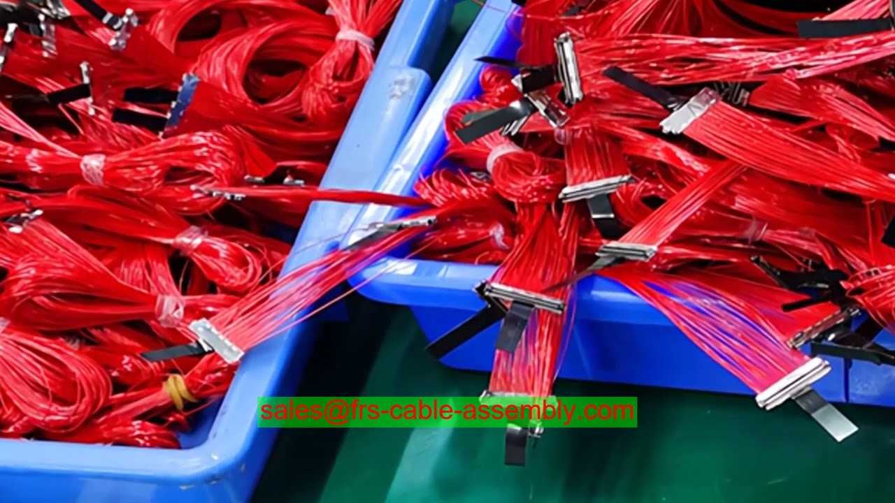 צמת חוטים מותאמת אישית I-PEX 20380-R40T-03 כבל מיקרו-קואקסיאלי IPEX 20380-R40T-13 הרכבת כבל יצרן